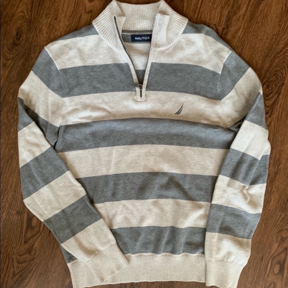 Náutica Mens Striped Sweater